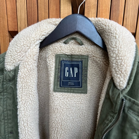 GAP Army Green Jacket Men’s- Small - Picture 4 of 7